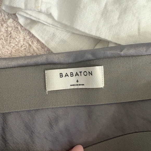 Aritzia Babaton slip midi skirt gray - Picture 4 of 4